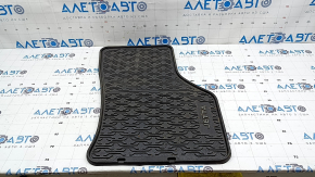 Front right floor mat for VW Jetta 19-25, black rubber, for cleaning