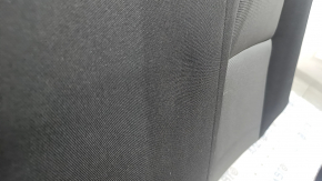 Backrest of the rear row 2 left Mazda CX-30 20-23 rag black, with a belt, crumpled