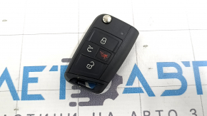 VW Jetta 20-25 4-button flip key with scratches