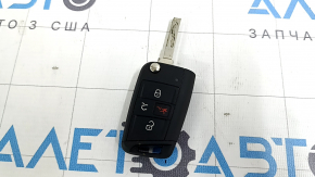 VW Jetta 20-25 4-button flip key with scratches