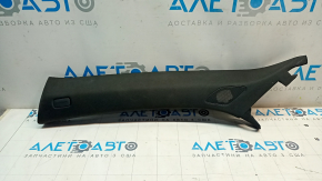 Audi A3 8V 15-20 4d black front pillar trim, upper left, tear
