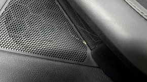 Mazda CX-30 2020 black rear right door panel, black cloth insert, black leather armrest with handle, cleanable