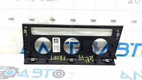 VW Jetta 19-24 black front heater control panel trim, scratched