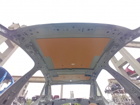 Metal roof for a 19-24 VW Jetta without a sunroof, on the body, with bumpers