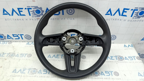 Naked steering wheel Mazda CX-30 20-23, black rubber, with pads, scratched