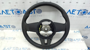 Naked steering wheel Mazda CX-30 20-23, black rubber, with pads, scratched