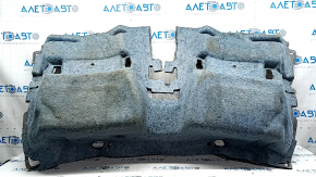 Rear floor covering for Ford Fusion mk5 19-20 hybrid, plug-in, black, for cleaning