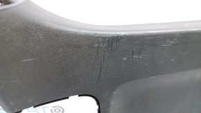 Kia Sportage 17-22 black lower trunk door trim, no inserts, worn, broken fastener, scratches