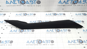 Mazda CX-30 20-21 right side center console trim, upper, black leather