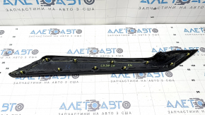 Mazda CX-30 20-21 right side center console trim, upper, black leather