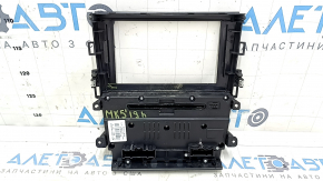 Ford Fusion mk5 13-20 SYNC radio control panel with 2 scratches and peeling paint