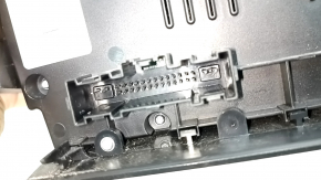 Ford Fusion mk5 13-20 SYNC radio control panel with 2 scratches and peeling paint