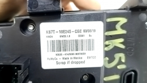 Ford Fusion mk5 13-20 SYNC radio control panel with 2 scratches and peeling paint