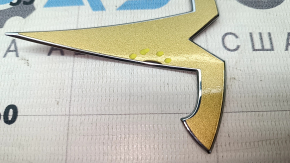 Tesla Model Y 20-25 T-Bar Badge Emblem, Gold, Paint Blistering