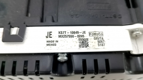 Instrument cluster for Ford Fusion mk5 19-20 hybrid, plug-in, 2 displays, 72k, scratches, chip