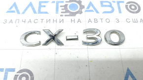 Emblem inscription CX-30 trunk door Mazda CX-30 20-21
