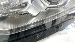 Left front headlight assembly for Ford Fusion mk5 17-20 halogen, with DRL, chip, scratches, sand