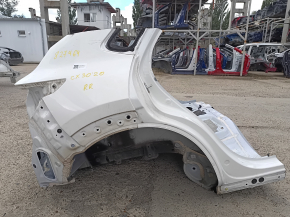 White rear right quarter wing for Mazda CX-30 20-23, on the body