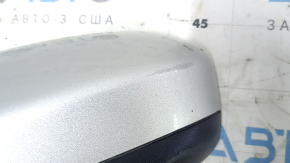 Left side mirror assembly Ford Fusion mk5 17-20, 5 pins, BSM, heated, silver, scratches on glass, worn