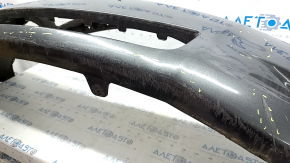 Front bumper bare Toyota Camry v40 07-09 graphite 1G3, scratches, non-factory hole, dents, crack