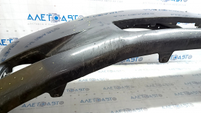 Front bumper bare Toyota Camry v40 07-09 graphite 1G3, scratches, non-factory hole, dents, crack