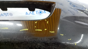Front bumper bare Toyota Camry v40 07-09 graphite 1G3, scratches, non-factory hole, dents, crack
