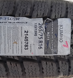 Tire R16 265/75 KUMHO POWERGRIP KC11 2012 all-season 11mm
