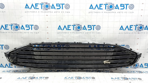 Radiator grille assembly with frame for Ford Fusion mk5 19-20, chrome, sand, broken mount