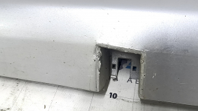 Left threshold Ford Fusion mk5 13-20 silver UX, with seals, scratches, peeling paint, dented