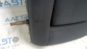 Rear row of seats, upper left part, Ford Fusion mk5 17-20, black cloth, with belt and armrest, dent, needs cleaning
