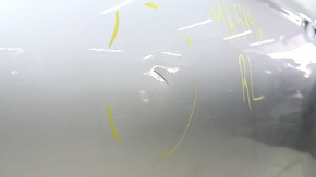 Bare rear left door Ford Fusion mk5 17-20 silver UX, dented
