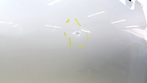 Bare rear left door Ford Fusion mk5 17-20 silver UX, dented