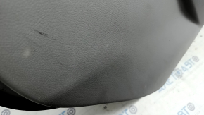 Toyota Camry v40 rear right door panel, gray, gray leather armrest, wood insert, with handle, scratches, needs cleaning