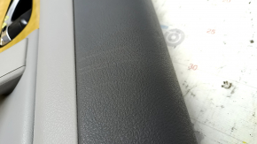 Toyota Camry v40 rear right door panel, gray, gray leather armrest, wood insert, with handle, scratches, needs cleaning