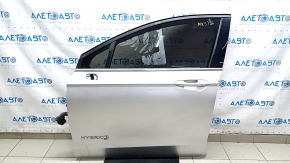 Front left door assembly for Ford Fusion mk5 13-20 hybrid, silver UX, scratches on trim