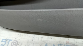 Toyota Camry v40 rear left door panel, gray, gray leather armrest, wood insert, whitened plastic, scratches, needs cleaning