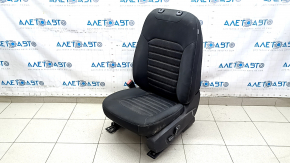 Driver's seat for Ford Fusion mk5 17-20 without airbag, electric, black cloth, water-resistant, dry-cleanable