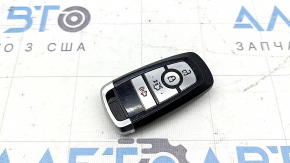 Smart Ford Fusion mk5 17-20 key, 4 buttons, no remote start, worn