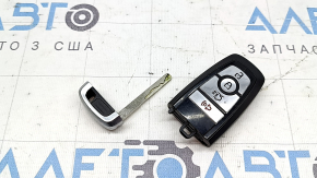 Smart Ford Fusion mk5 17-20 key, 4 buttons, no remote start, worn