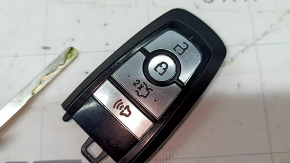 Smart Ford Fusion mk5 17-20 key, 4 buttons, no remote start, worn