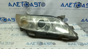 Right front headlight for Toyota Camry v40 07-09, bare, halogen, polished