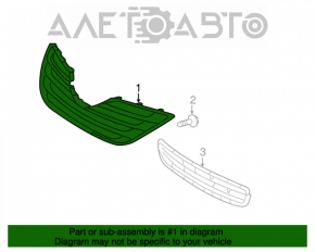 Radiator grille Toyota Camry v40 07-09 graphite, with chrome, sand