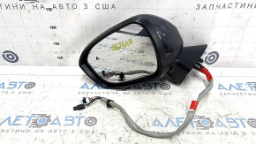 Left side mirror assembly for Mitsubishi Outlander 22-25, 9+2 pins, turn signal, heated, auto-folding, BSM, camera, graphite