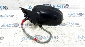 Left side mirror assembly for Mitsubishi Outlander 22-25, 9+2 pins, turn signal, heated, auto-folding, BSM, camera, graphite