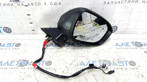 Mitsubishi Outlander 22-25 right side mirror assembly, 9+2 pins, turn signal, heated, auto-folding, BSM, camera, graphite