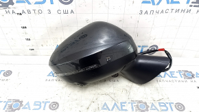 Mitsubishi Outlander 22-25 right side mirror assembly, 9+2 pins, turn signal, heated, auto-folding, BSM, camera, graphite