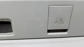 Rear shelf with curtain for Toyota Camry v40, gray, with brake light, needs cleaning, plastic has turned white