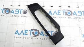 Carbon fiber front left window lift control trim for Mitsubishi Outlander 22-25