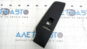 Mitsubishi Outlander 22-25 front right window lift control trim with carbon fiber finish