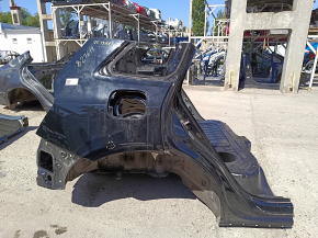 Quarter wing rear right Audi Q5 8R 09-17 on the body, black LY9B, bumpers